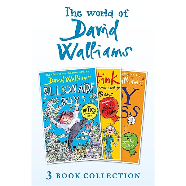 The World of David Walliams 3 Book Collection (The Boy in the Dress, Mr Stink, Billionaire Boy), David Walliams