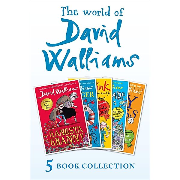 The World of David Walliams 5 Book Collection (The Boy in the Dress, Mr Stink, Billionaire Boy, Gangsta Granny, Ratburger), David Walliams