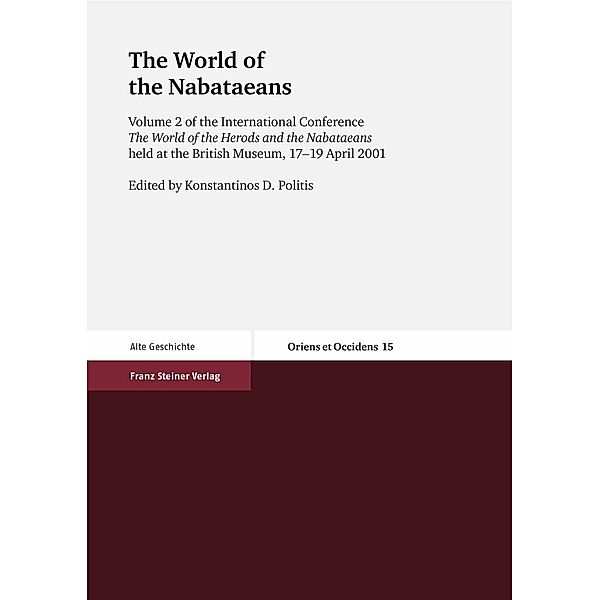 The World of the Nabataeans. Vol. 2