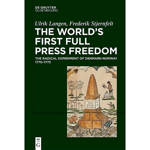 The World's First Full Press Freedom, Ulrik Langen, Frederik Stjernfelt