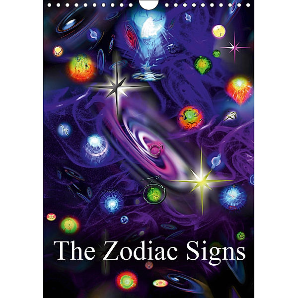 The Zodiac Signs (Wall Calendar 2019 DIN A4 Portrait), Walter Zettl