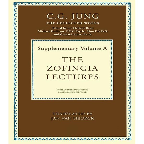 The Zofingia Lectures, C. G. Jung