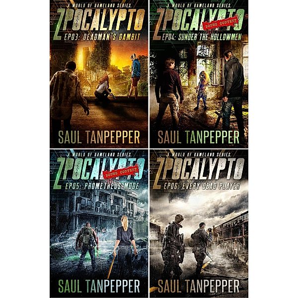 The ZPOCALYPTO Book Bundle (#2 of 4) / ZPOCALYPTO Series Boxsets and Bundles from THE WORLD OF GAMELAND, Saul Tanpepper