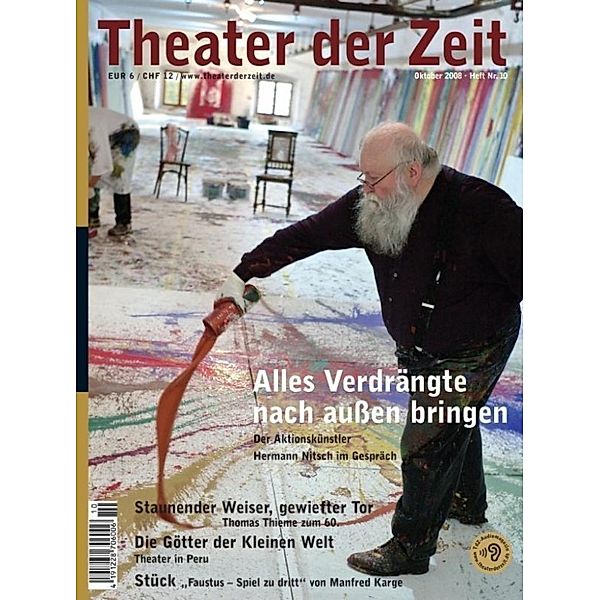 Theater der Zeit - 10 - Theater der Zeit - 01. Oktober 2008, Etel Adnan, Tilman Raabke