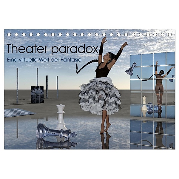 Theater paradox (Tischkalender 2025 DIN A5 quer), CALVENDO Monatskalender, Calvendo, Herbert Reinecke