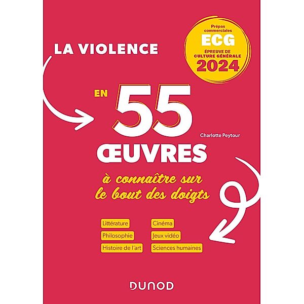Thème de culture générale 2024 - La violence 55 oeuvres à connaître sur le bout des doigts / J'intègre, Charlotte Peytour