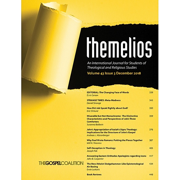 Themelios, Volume 43, Issue 3 / Themelios Bd.43.3