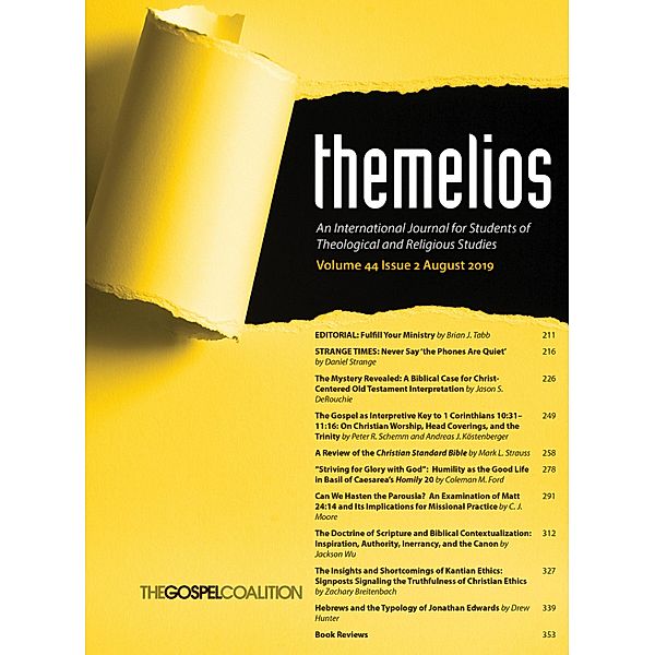 Themelios, Volume 44, Issue 2 / Themelios Bd.44.2