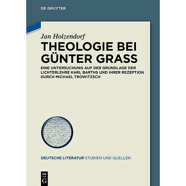 Theologie bei Günter Grass, Jan Holzendorf