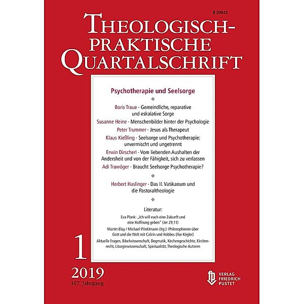 Theologisch-praktische Quartalschrift - Psychotherapie und Seelsorge