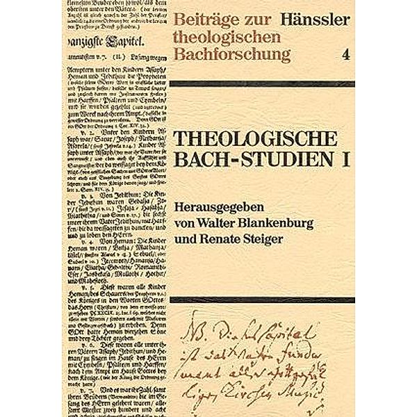 Theologische Bach-Studien.Bd.1