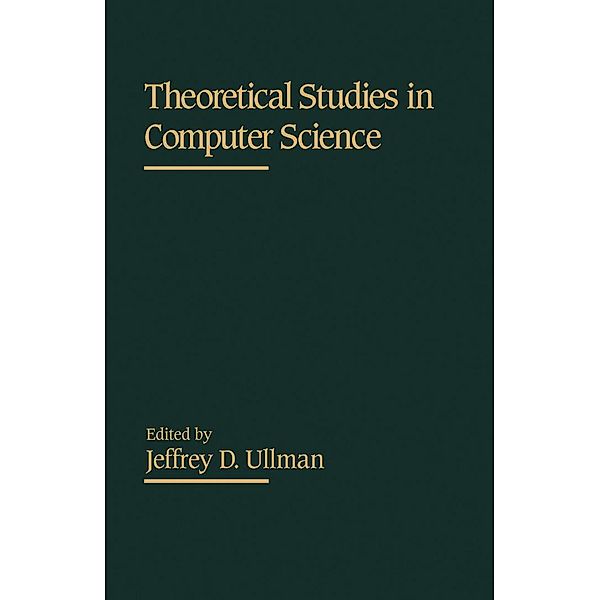 Theoretical Studies in Computer Science