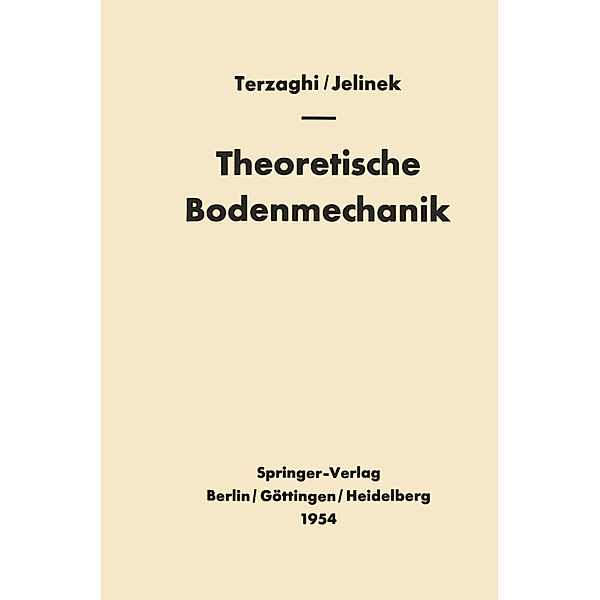 Theoretische Bodenmechanik, Karl Terzaghi