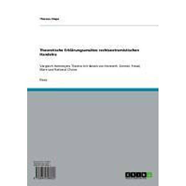 Theoretische Erklärungsansätze rechtsextremistischen Handelns, Theresa Hiepe