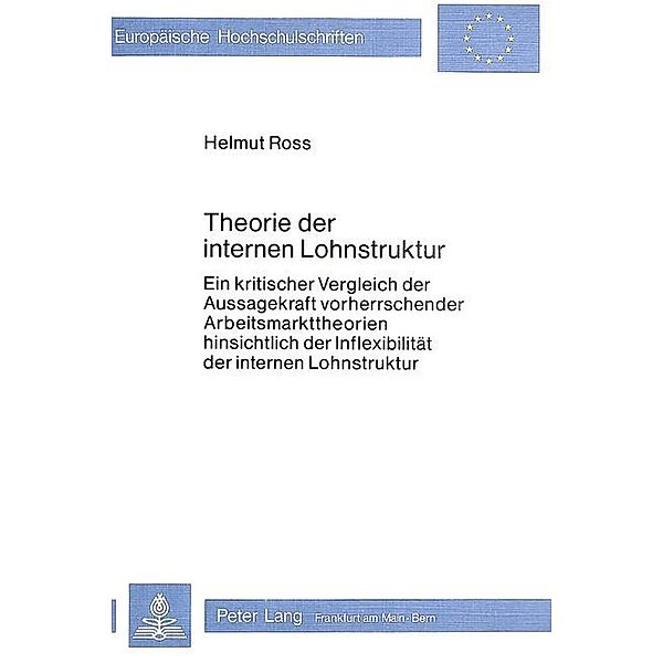 Theorie der internen Lohnstruktur, Helmut Ross
