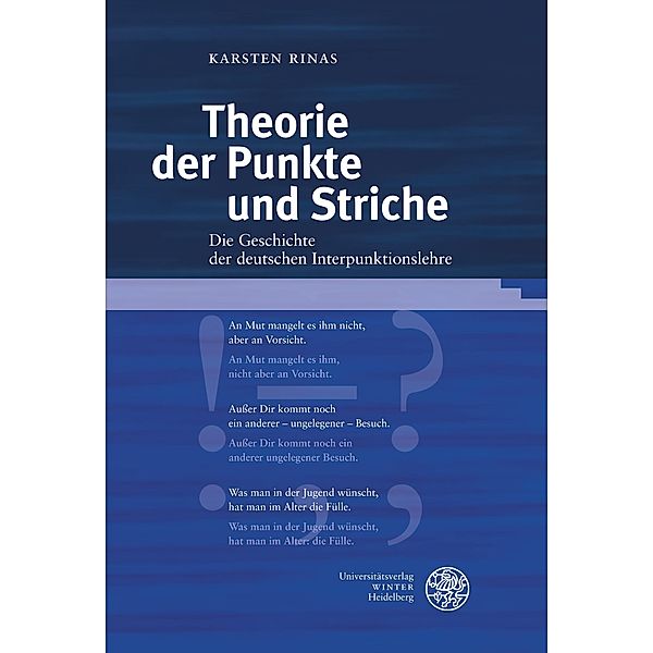 Theorie der Punkte und Striche, Karsten Rinas