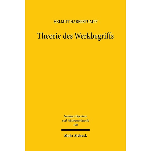 Theorie des Werkbegriffs, Helmut Haberstumpf