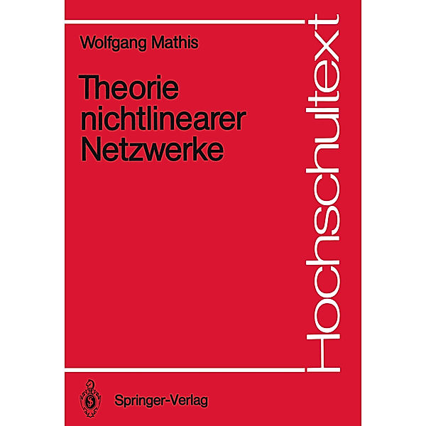 Theorie nichtlinearer Netzwerke, Wolfgang Mathis