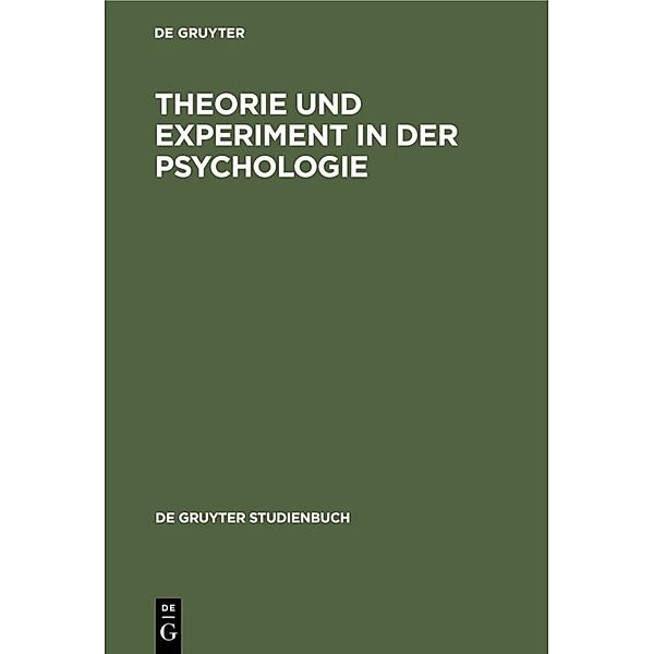 Theorie und Experiment in der Psychologie, Klaus Holzkamp