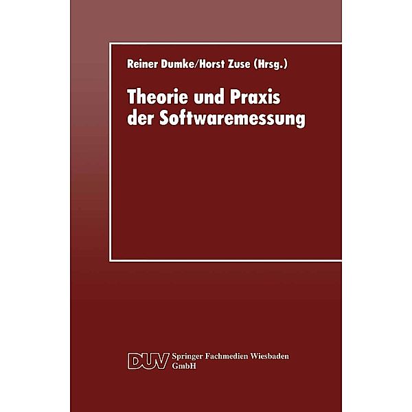 Theorie und Praxis der Softwaremessung / DUV: Datenverarbeitung