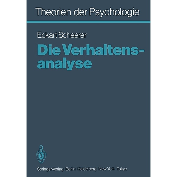 Theorien der Psychologie, E. Scheerer
