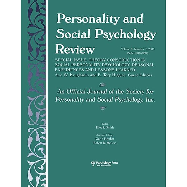 Theory Construction in Social Personality Psychology