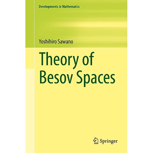 Theory of Besov Spaces / Developments in Mathematics Bd.56, Yoshihiro Sawano