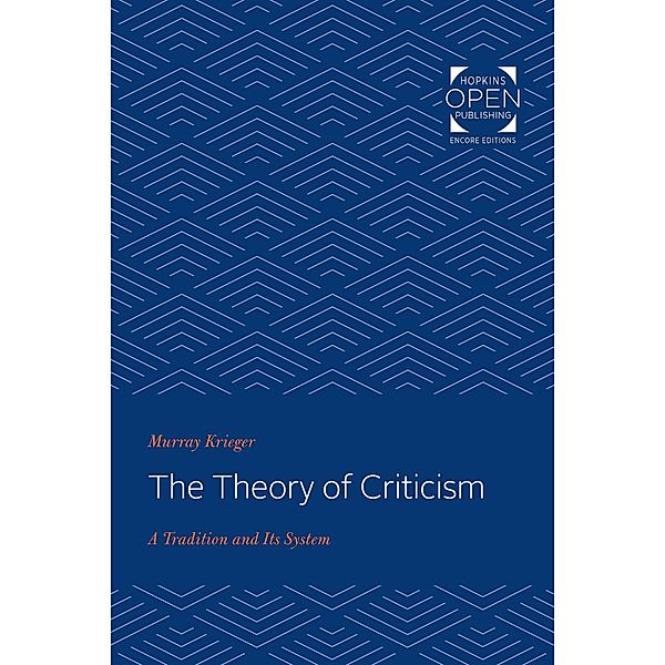 Theory of Criticism, Murray Krieger