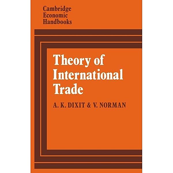 Theory of International Trade, Avinash Dixit