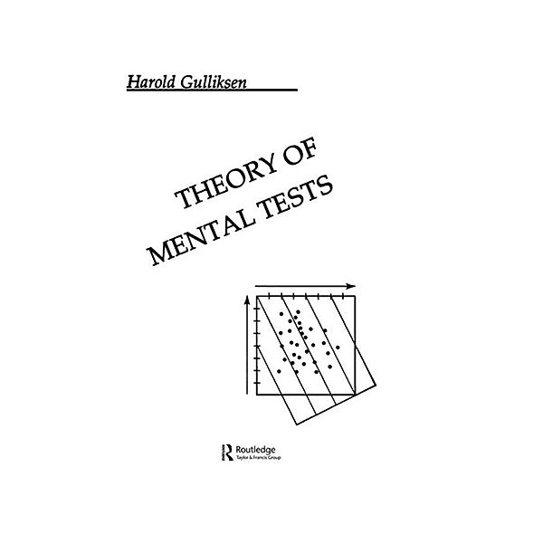 Theory of Mental Tests, Harold Gulliksen