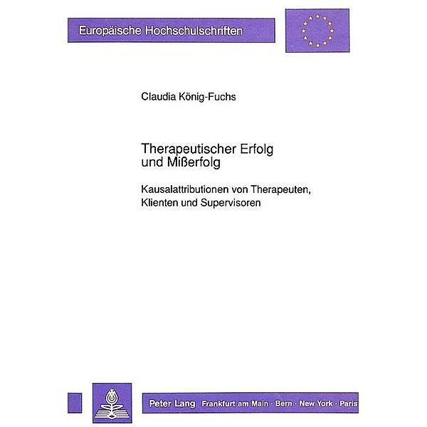 Therapeutischer Erfolg und Misserfolg, Claudia König-Fuchs