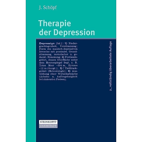 Therapie der Depression, J. Schöpf