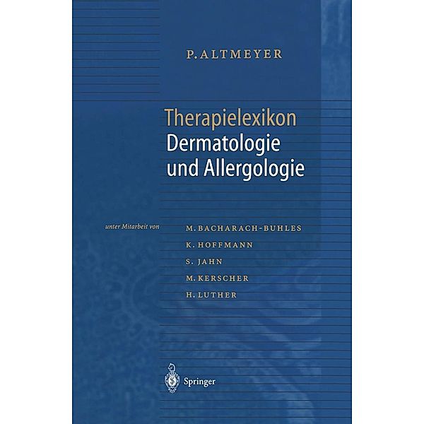 Therapielexikon Dermatologie und Allergologie, Peter Altmeyer
