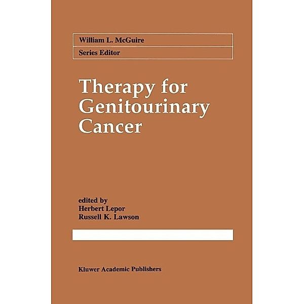 Therapy for Genitourinary Cancer / Cancer Treatment and Research Bd.59