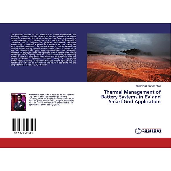 Thermal Management of Battery Systems in EV and Smart Grid Application, Mohammad Rezwan Khan