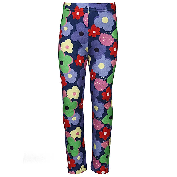 tausendkind collection Thermo-Leggings FLOWER POWER in dunkelblau