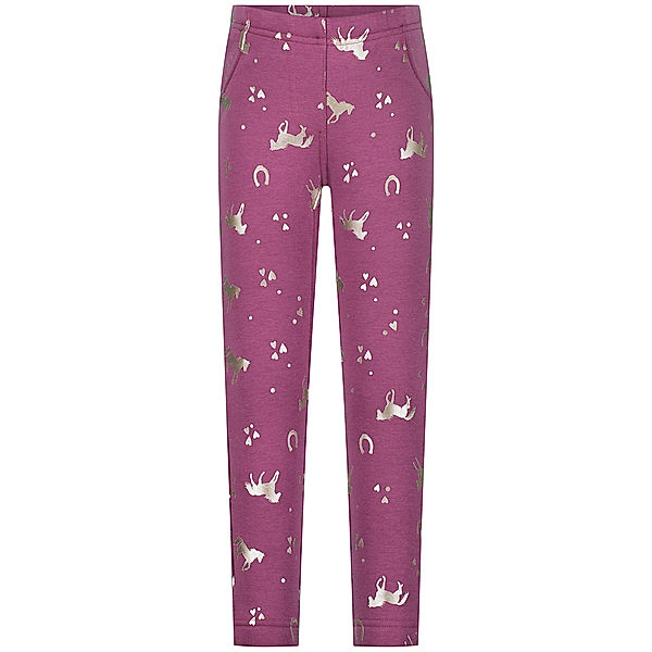 Salt & Pepper Thermo-Leggings SHINY HORSES in mauve