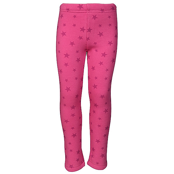 Salt & Pepper Thermo-Leggings STARS ALLOVER in fuchsia