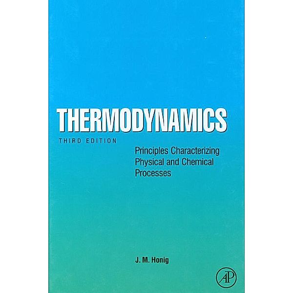 Thermodynamics, Jurgen M. Honig