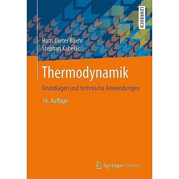 Thermodynamik, Hans Dieter Baehr, Stephan Kabelac