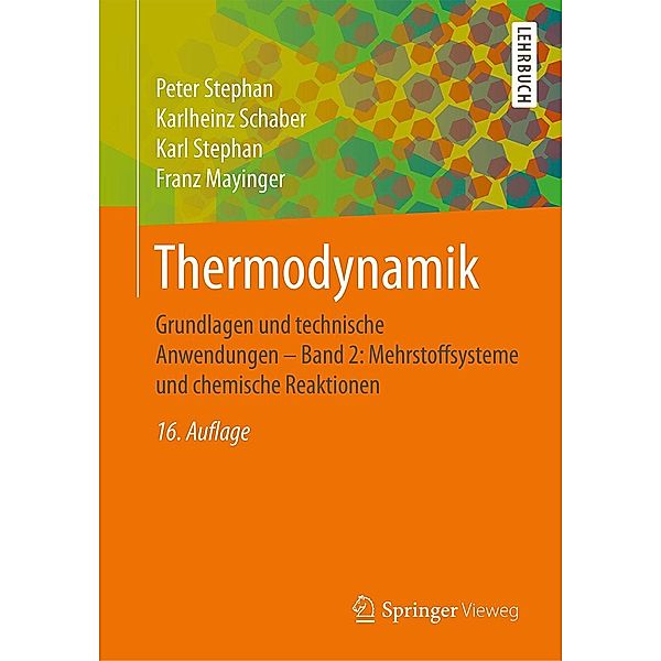 Thermodynamik, Peter Stephan, Karlheinz Schaber, Karl Stephan, Franz Mayinger