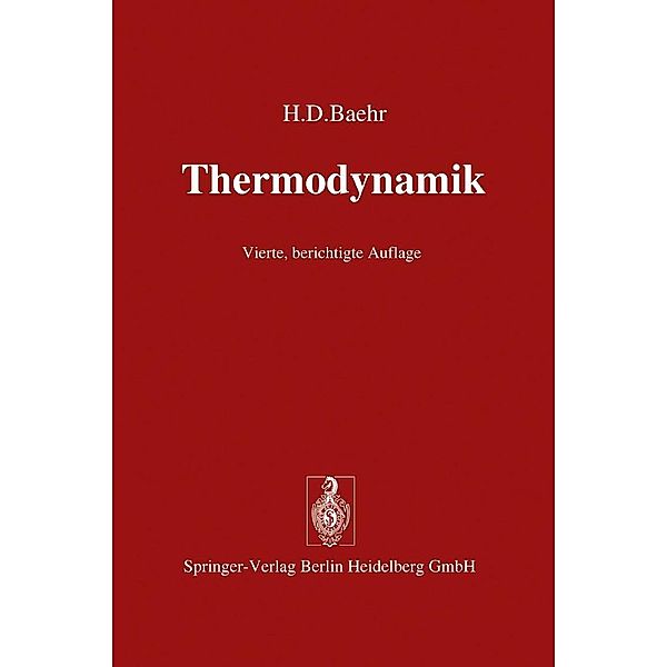 Thermodynamik, Hans Dieter Baehr