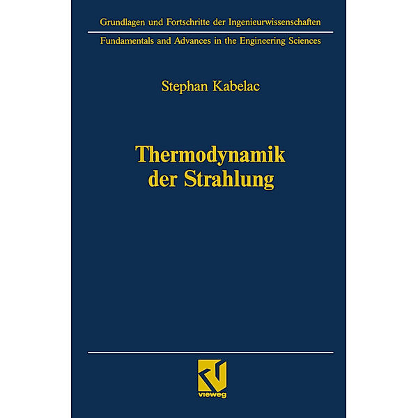 Thermodynamik der Strahlung, Stephan Kabelac