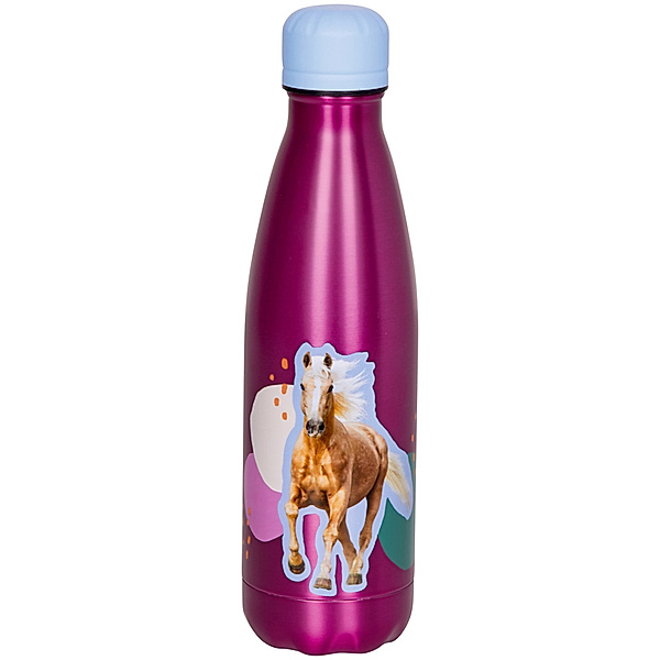Die Spiegelburg Thermoflasche I LOVE HORSES (500ml) in lila