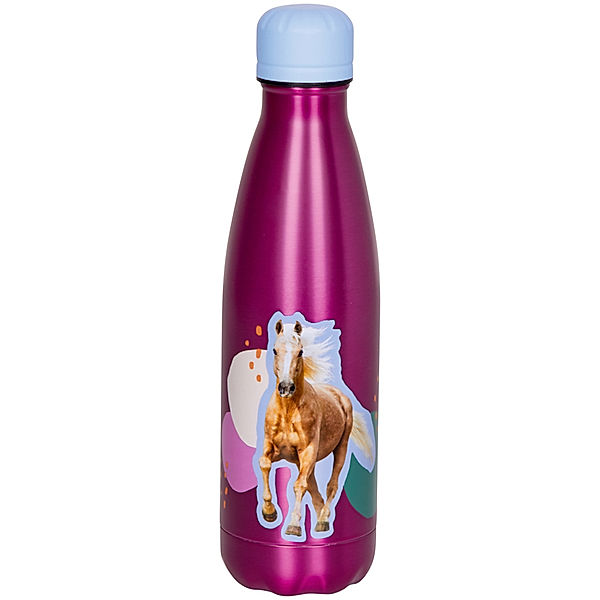 Die Spiegelburg Thermoflasche I LOVE HORSES (500ml) in lila