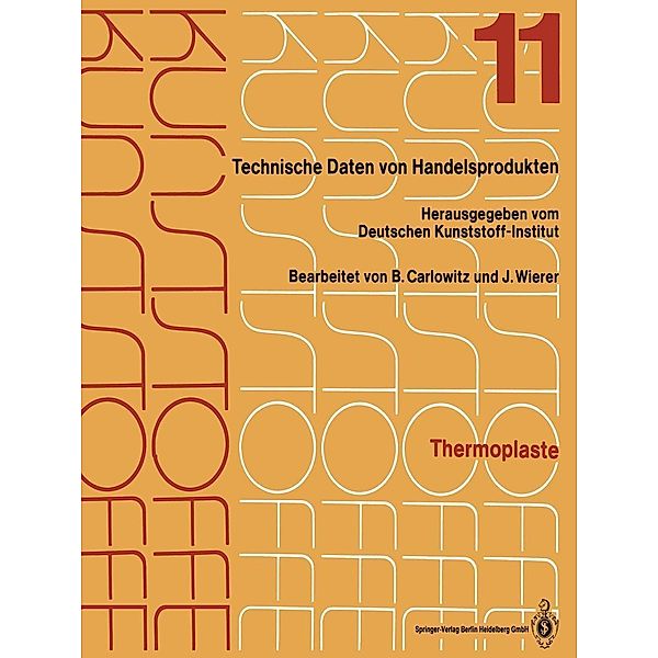 Thermoplaste / Kunststoffe Bd.1-12 / 1-12 / 11, Bodo Carlowitz, Jutta Wierer