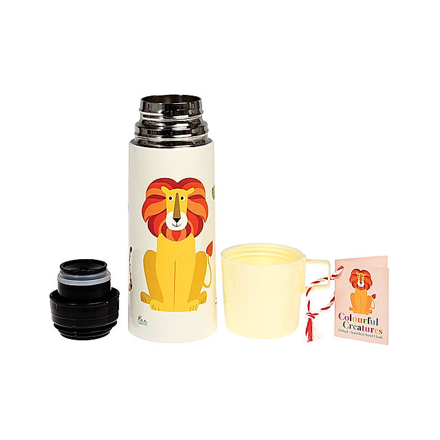 Thermosflasche COLOURFUL CREATURES 0,35l 3-teilig in bunt | Weltbild.ch