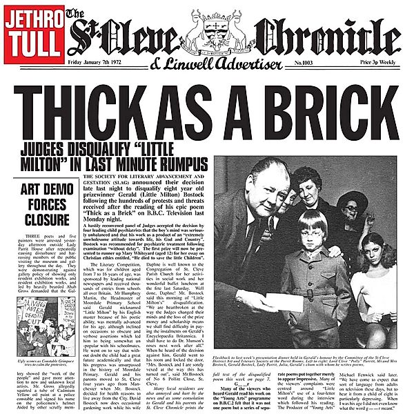 Thick As A Brick (50th Anniversary Edition), Tull Jethro