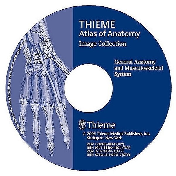 Thieme Atlas of Anatomy, CD-ROMsGeneral Anatomy and Musculoskeletal System, CD-ROM
