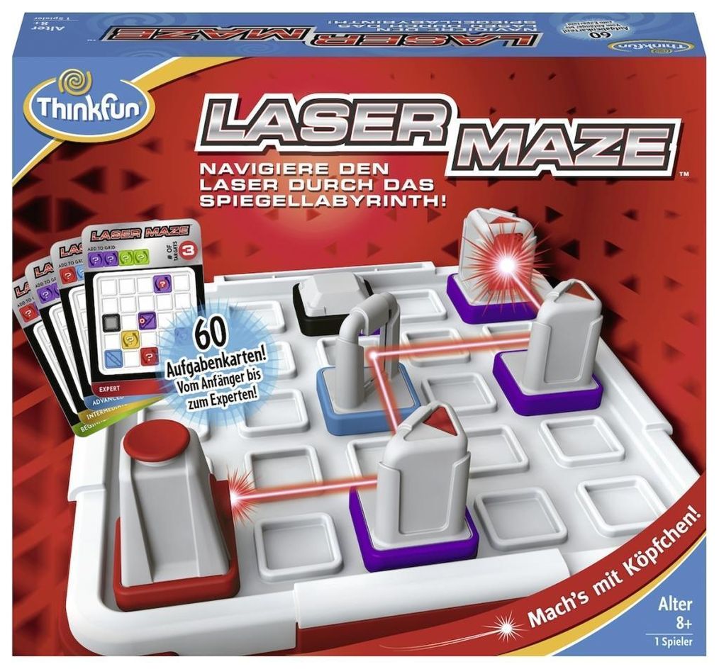 ThinkFun 76356 - Laser Maze - Spiel für Erwachsene und Kinder ab 8 Jahren,  Spannendes Logikspiel mit Licht und Spiegeln, | Weltbild.at
